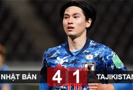 Video Nhật Bản vs Tajikistan Kết quả VL World Cup 2022 châu Á