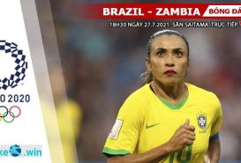 Soi kèo phạt góc Brazil vs Zambia 18h30 27/7 bóng đá nữ Olympic