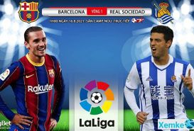 Link xem trực tiếp Barcelona vs Sociedad 1h 16/8/2021 Video Highliht trận đấu