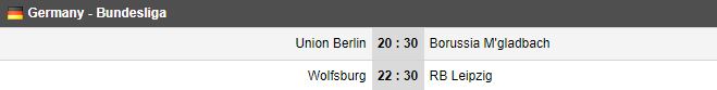 Lich thi dau Bundesliga hom nay