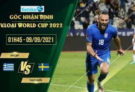 Soi kèo phạt góc Hy Lạp vs Thụy Điển 1h45 9/9 vòng loại World Cup