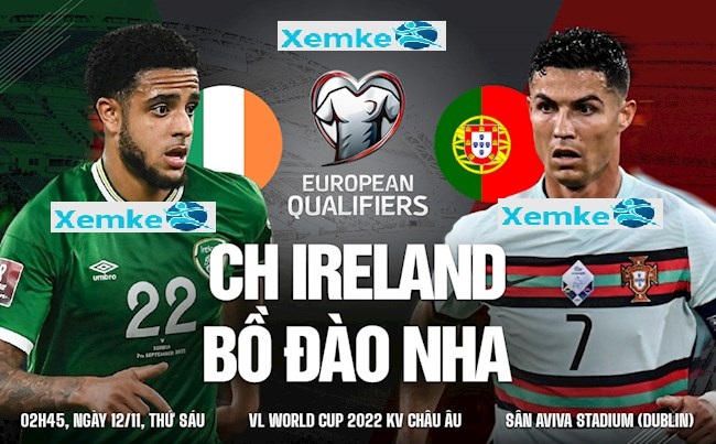 Ireland vs Bồ Đào Nha