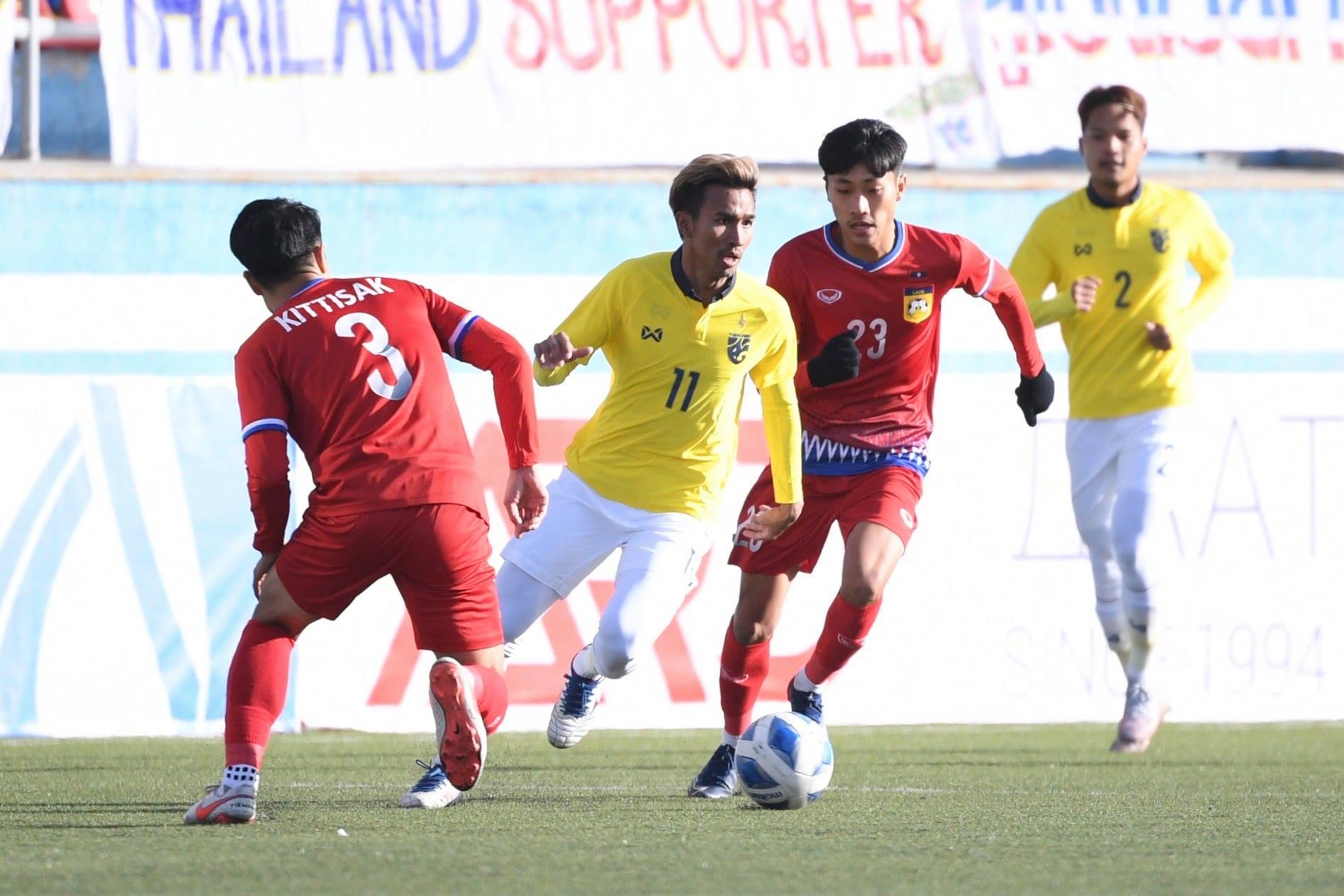 soi keo chau a U23 Lào vs U23 Thái Lan