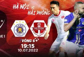 Link trực tiếp Hà Nội vs Hải Phòng 19h15 10/7/2022 có bình luận